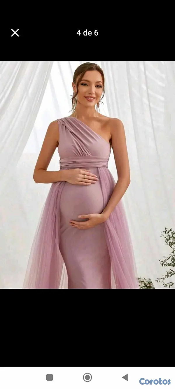 ropa para mujer - Vestido Elegante de Embarazada  6