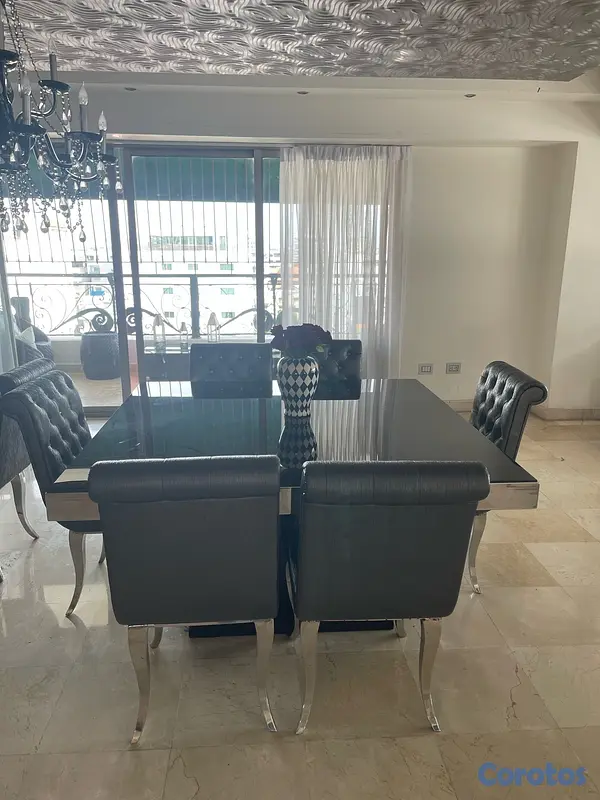 muebles y colchones - Juego de Comedor Contemporáneo de 6 sillas 3