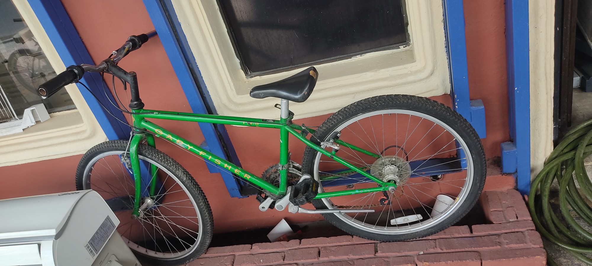 bicicletas y accesorios - Bicicleta verde aro 24