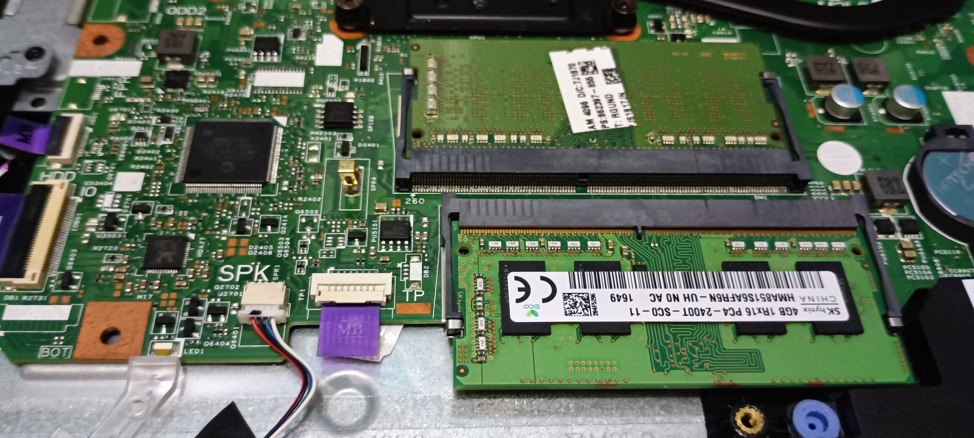 computadoras y laptops - Motherboard Dell Inspiron + memorias RAM