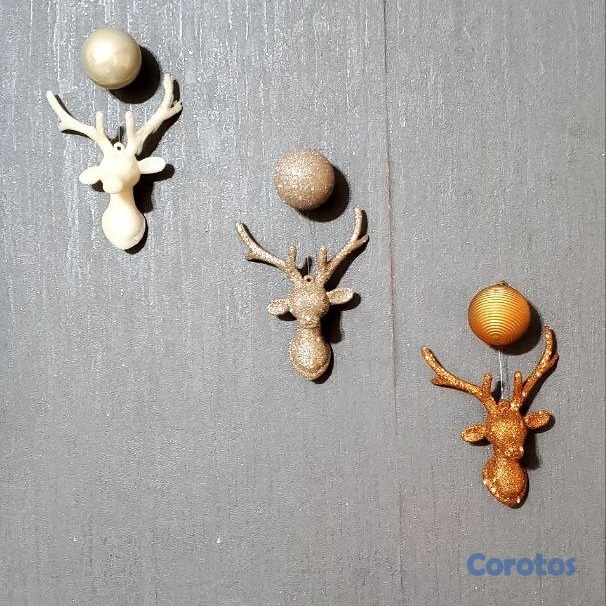 decoración y accesorios - Adorno de navidad (Pared o árbol). Piñones y venad 9