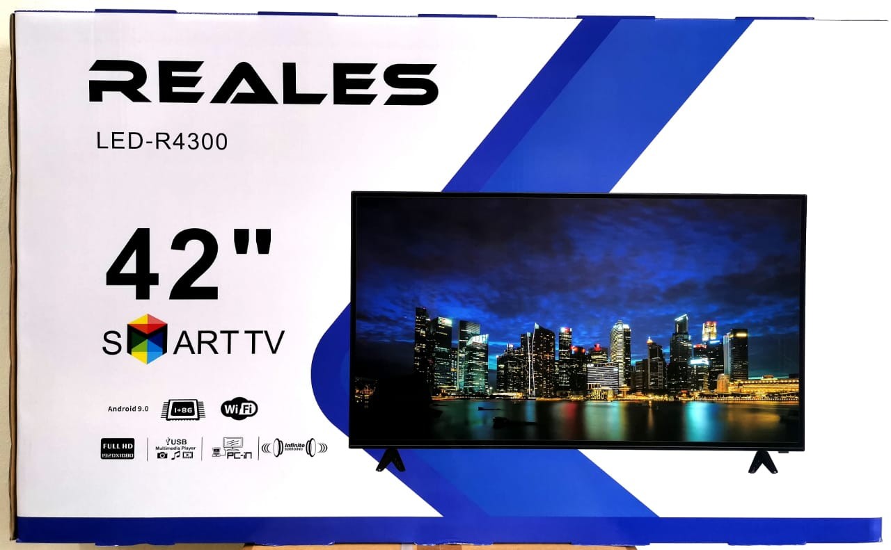tv - Televisor Smart TV de 42 Pulgadas - REALES