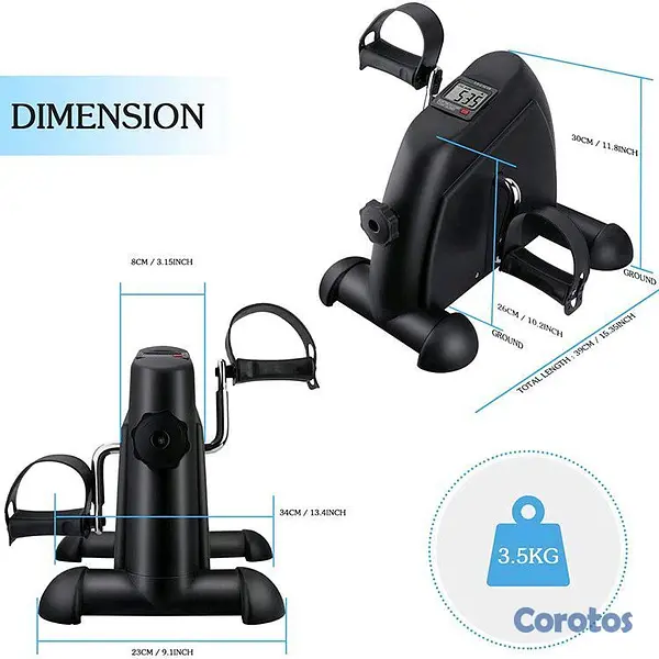 bicicletas y accesorios - MINI BICICLETA ESTÁTICA PORTÁTIL PARA EL HOGAR – RD$3,200

Práctica mini bicicle 3