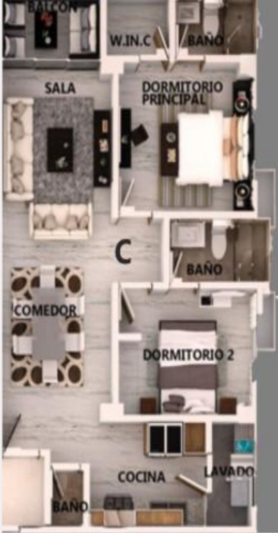 apartamentos - Proyecto en Venta en TROPICAL METALDOM 8