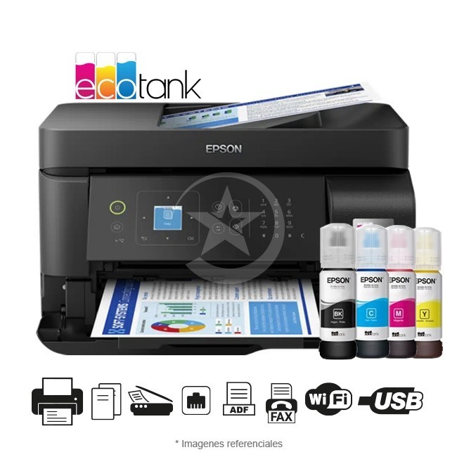 impresoras y scanners - IMPRESORA EPSON ECOTANK L5590 MULTIFUNCIONAL (CMYK) IMPRIME, COPIA Y ESCANEA 0