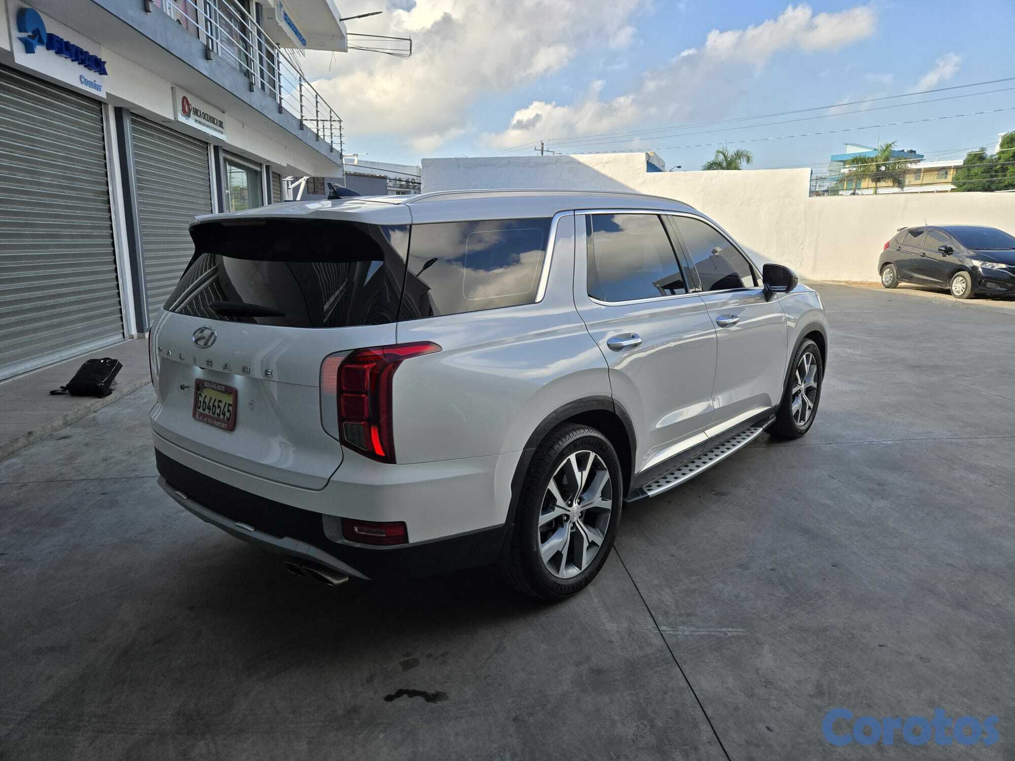 jeepetas y camionetas - HYUNDAI PALISADE 2019 BLANCA GASOLINA 3
