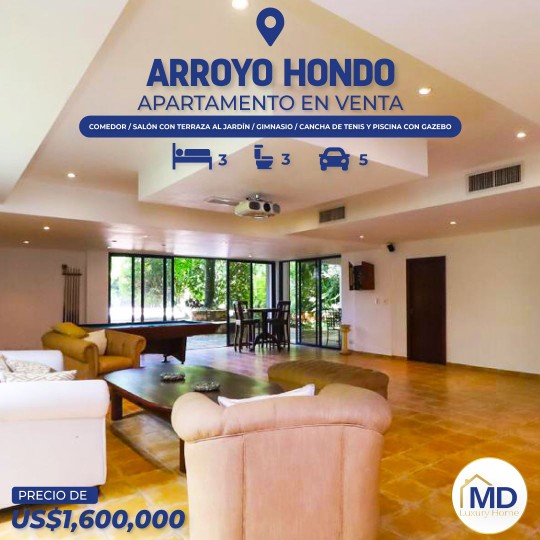 casas - Venta de Hermoso Residencial ubicado en Arroyo hondo.
