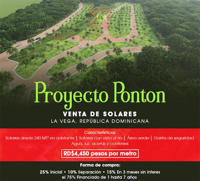solares y terrenos - solares en la Vega republica dominicana desde 240mts  0