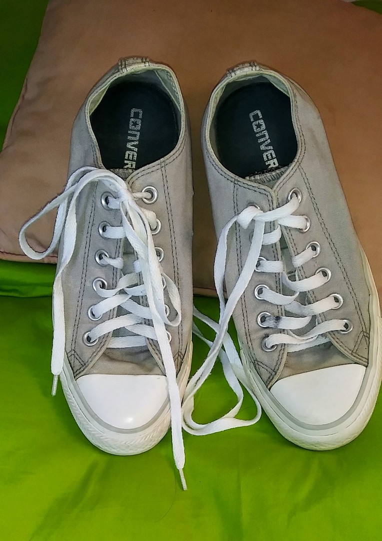 zapatos unisex - Converse gris originales