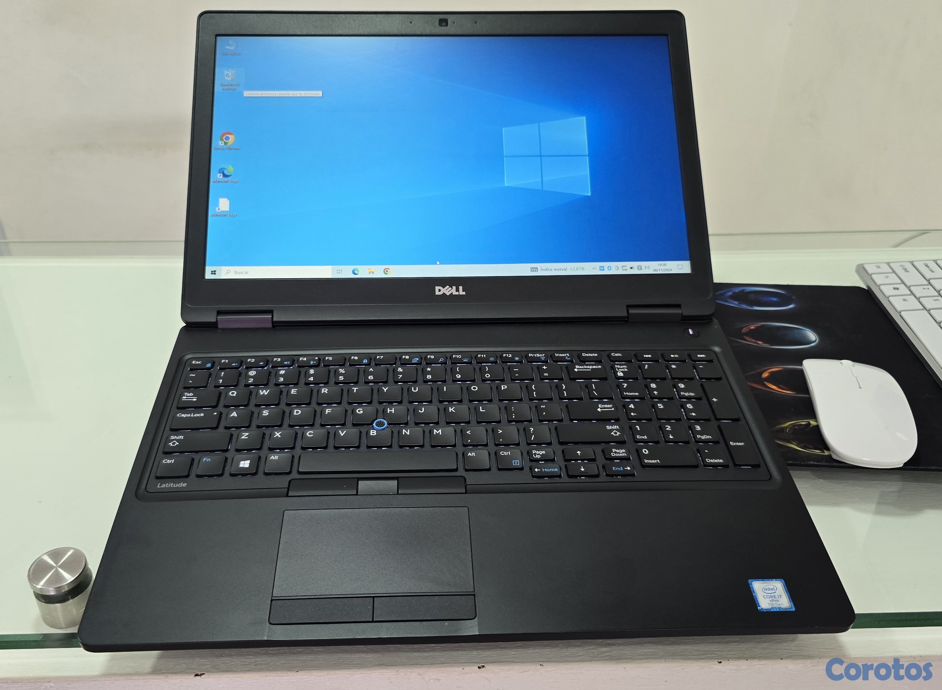 computadoras y laptops - Dell 5580 17 Pulg Core i7 2.90ghz Ram 16gb ddr4 Disco 256gb solido Nvidea 10gb 