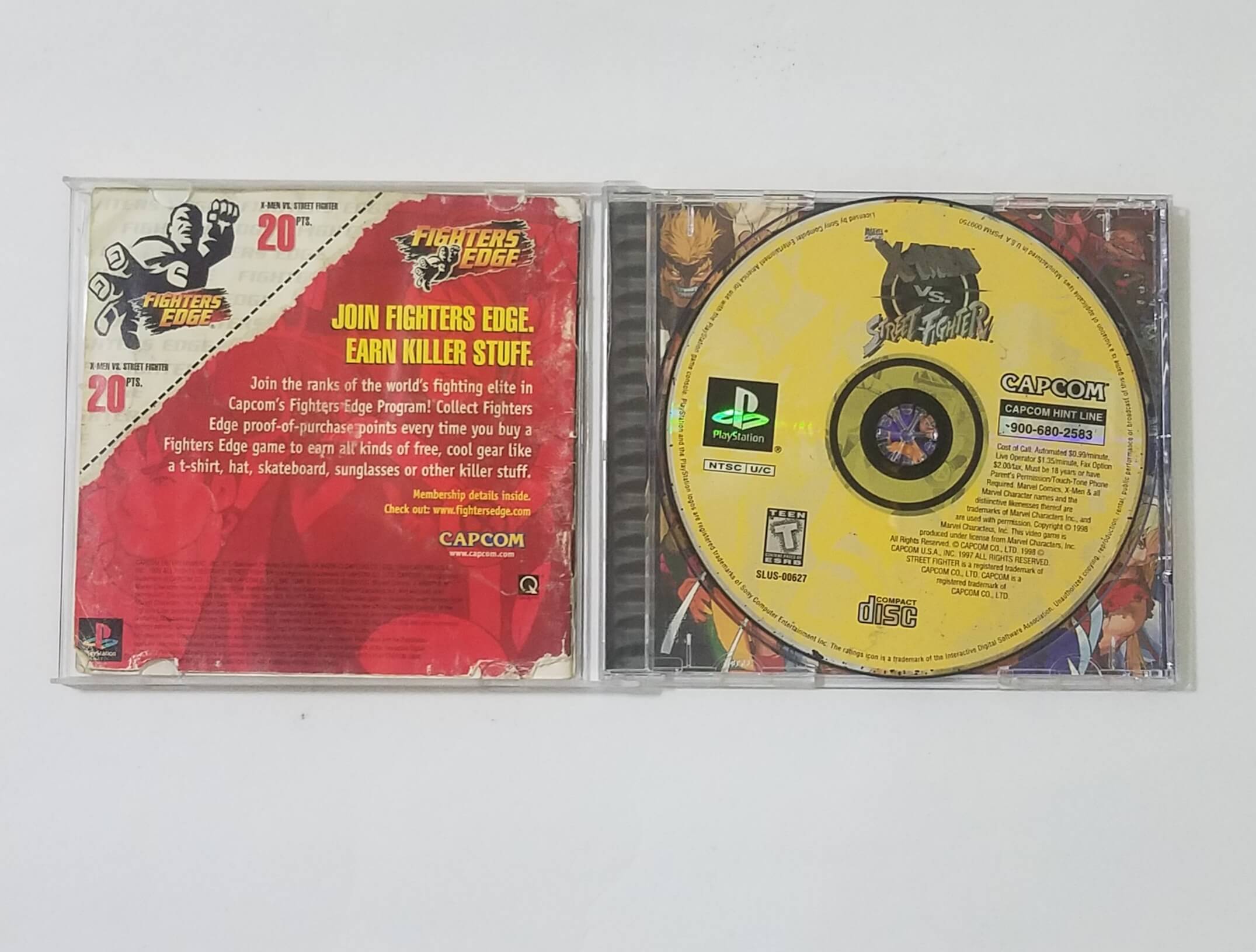 consolas y videojuegos - X-Men vs. Street Fighter de PlayStation 1 (PS1)  3