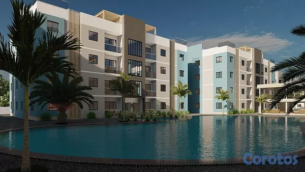 apartamentos - Apartamento en venta en bávaro de 3 habitaciones  3