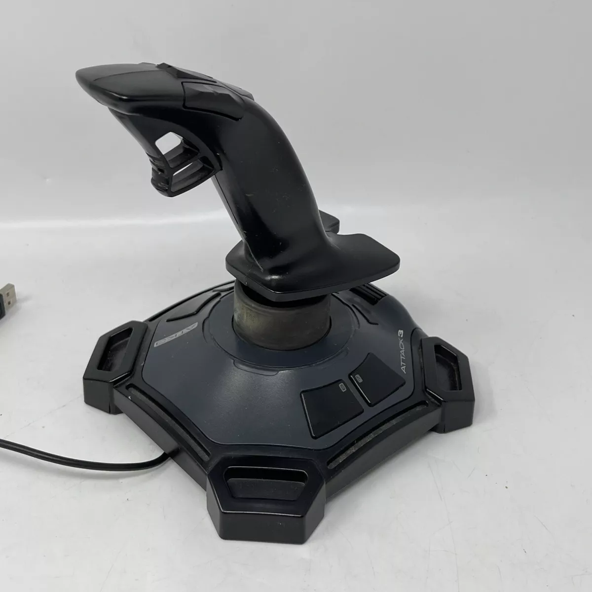 consolas y videojuegos - OPORTUNIDAD Joystick Logitech Attack 3 COMO NUEVO 