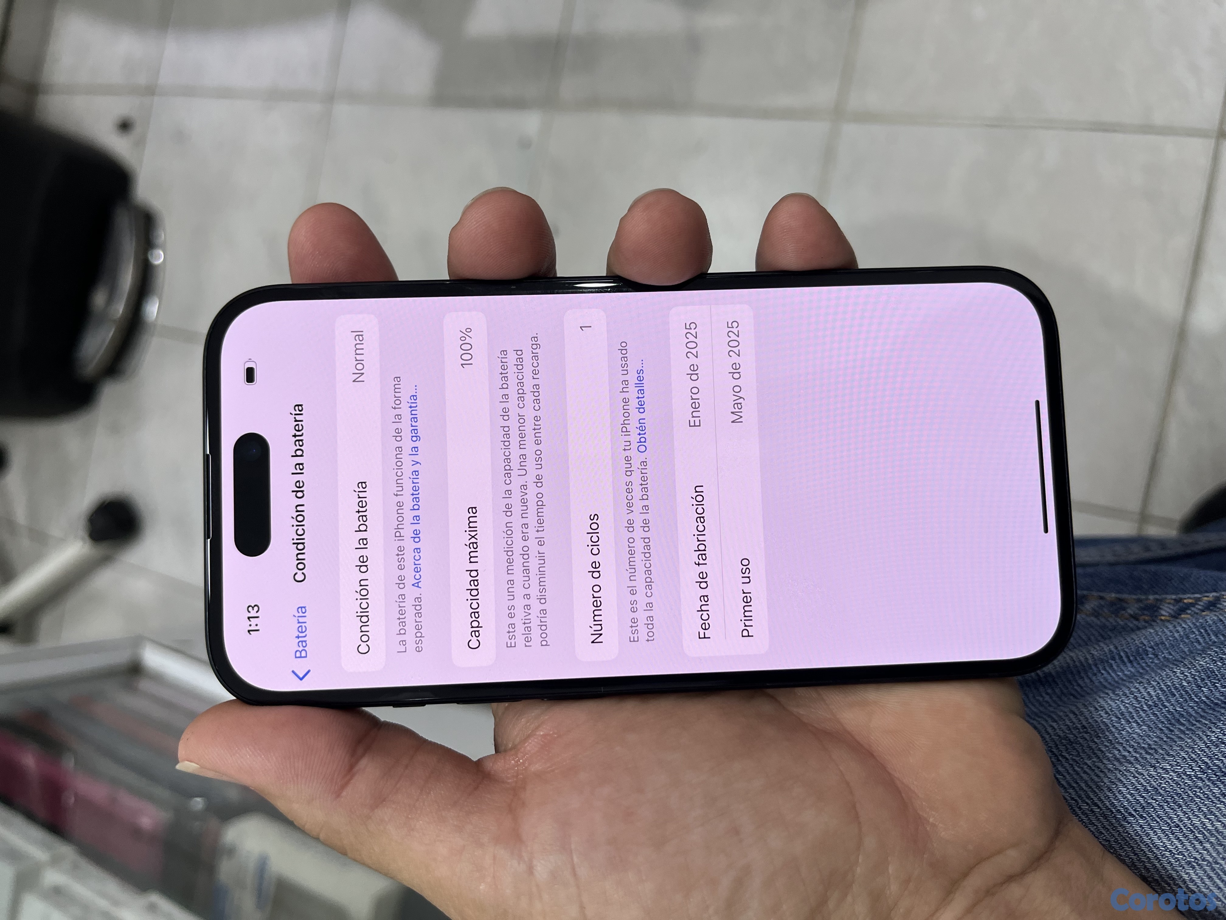 celulares y tabletas - iphone 15 normal 128gb como nuevo desbloqueado 2