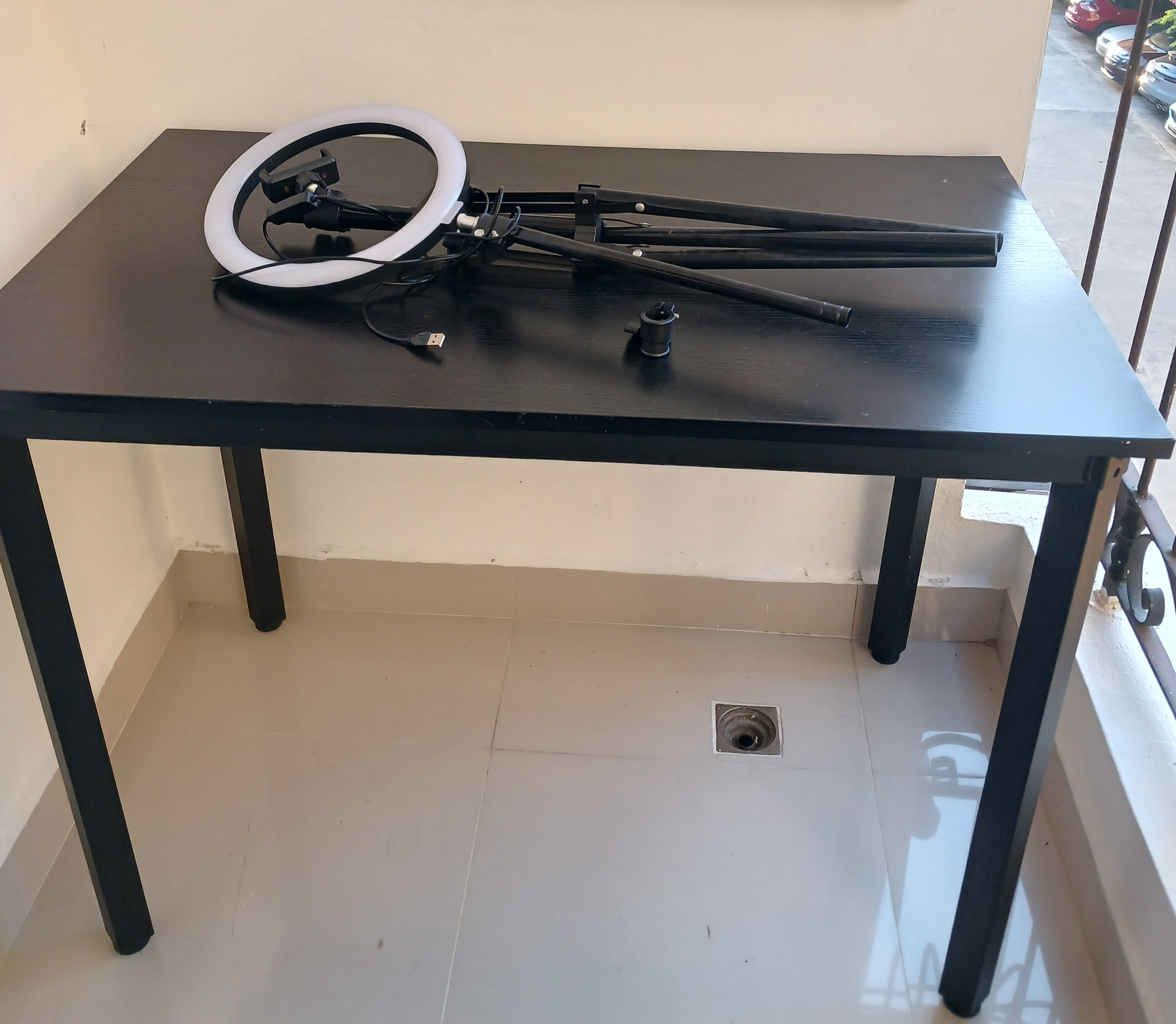 decoración y accesorios - Mesa escritorio con lampara 1