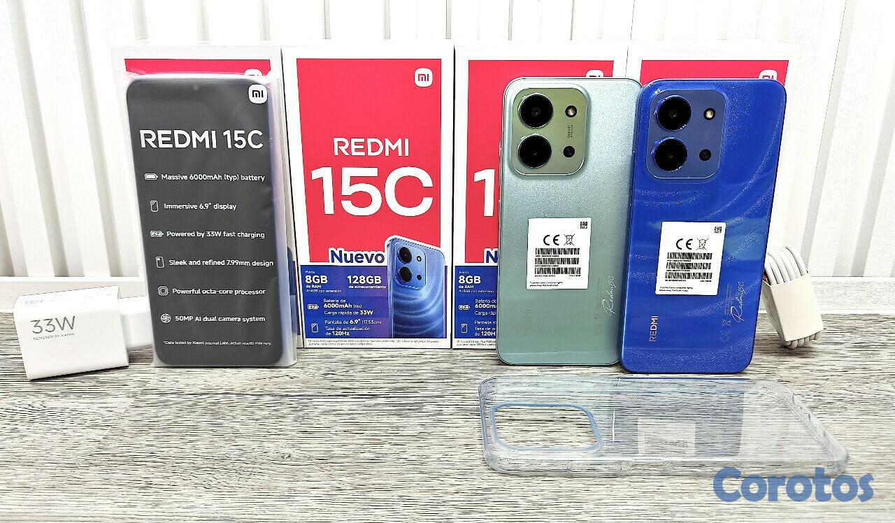 celulares y tabletas - 
REDMI 15C 256GB 8GB RAM NUEVO DE CAJA DESBLOQUEADO
