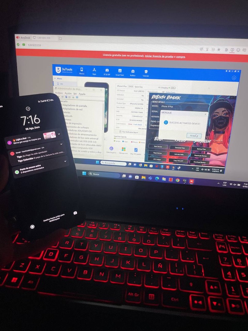 celulares y tabletas - Desbloqueo icloud de raiz, bypass wifi y full señal 