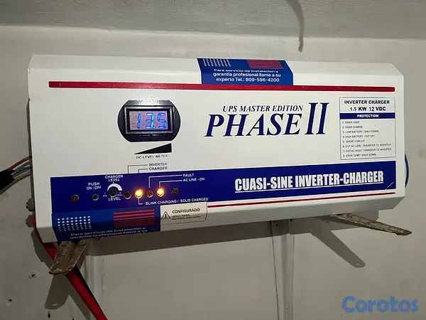 plantas e inversores - Inversor PHASE II para baterías de gel – NEGOCIABLE 2