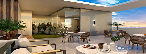 apartamentos - Apartamento 2Hab Piso Alto c/Area Social Rooftop 6