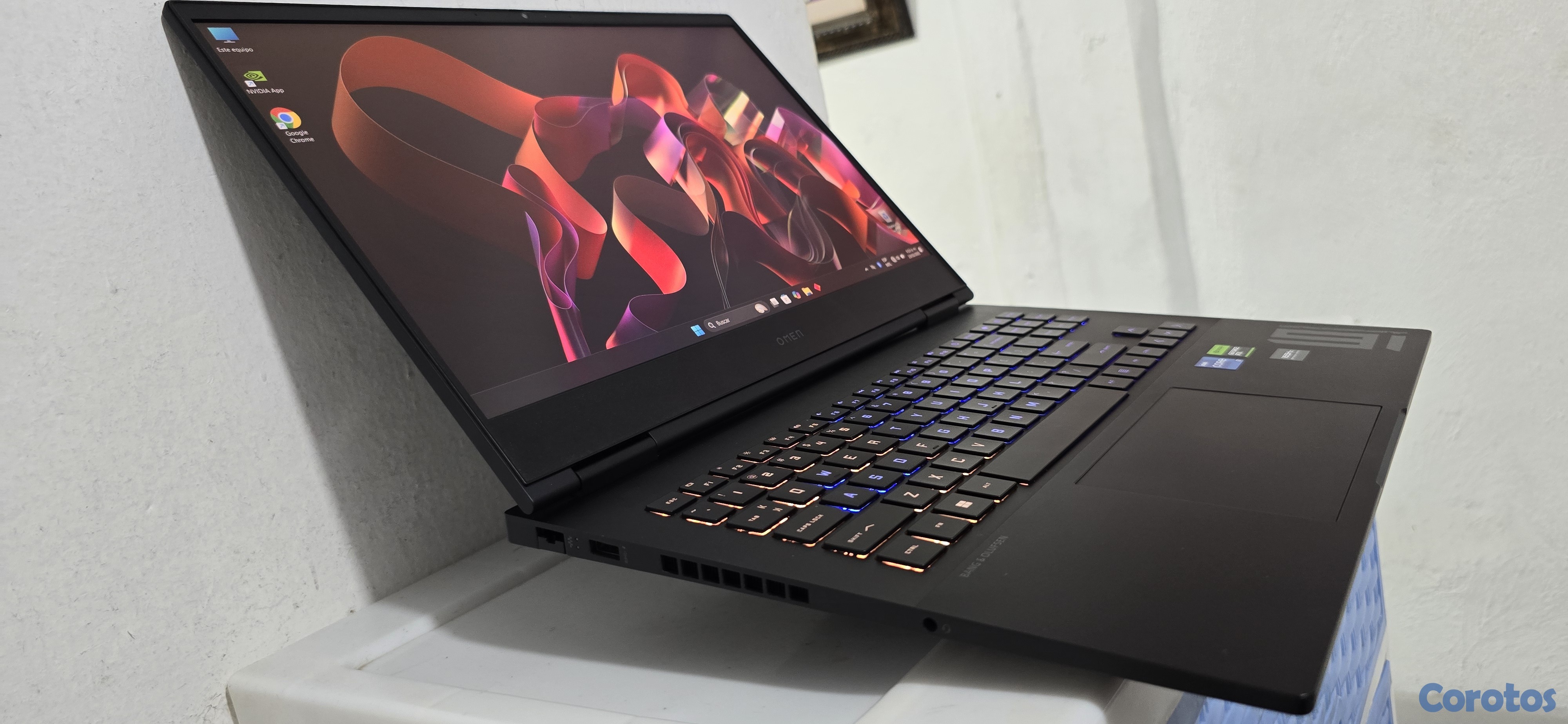 computadoras y laptops - hp Omen Gamer 16 Pulg Core i7 13th Ram 32gb Disco 1TB ssd Nvidea Rtx 4060 8gb  5