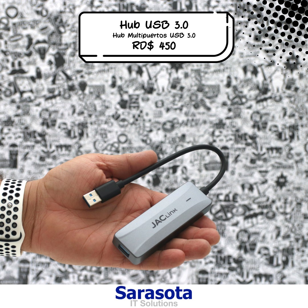 accesorios para electronica - Hub Multipuertos USB 3.0 (Somos Sarasota) 1