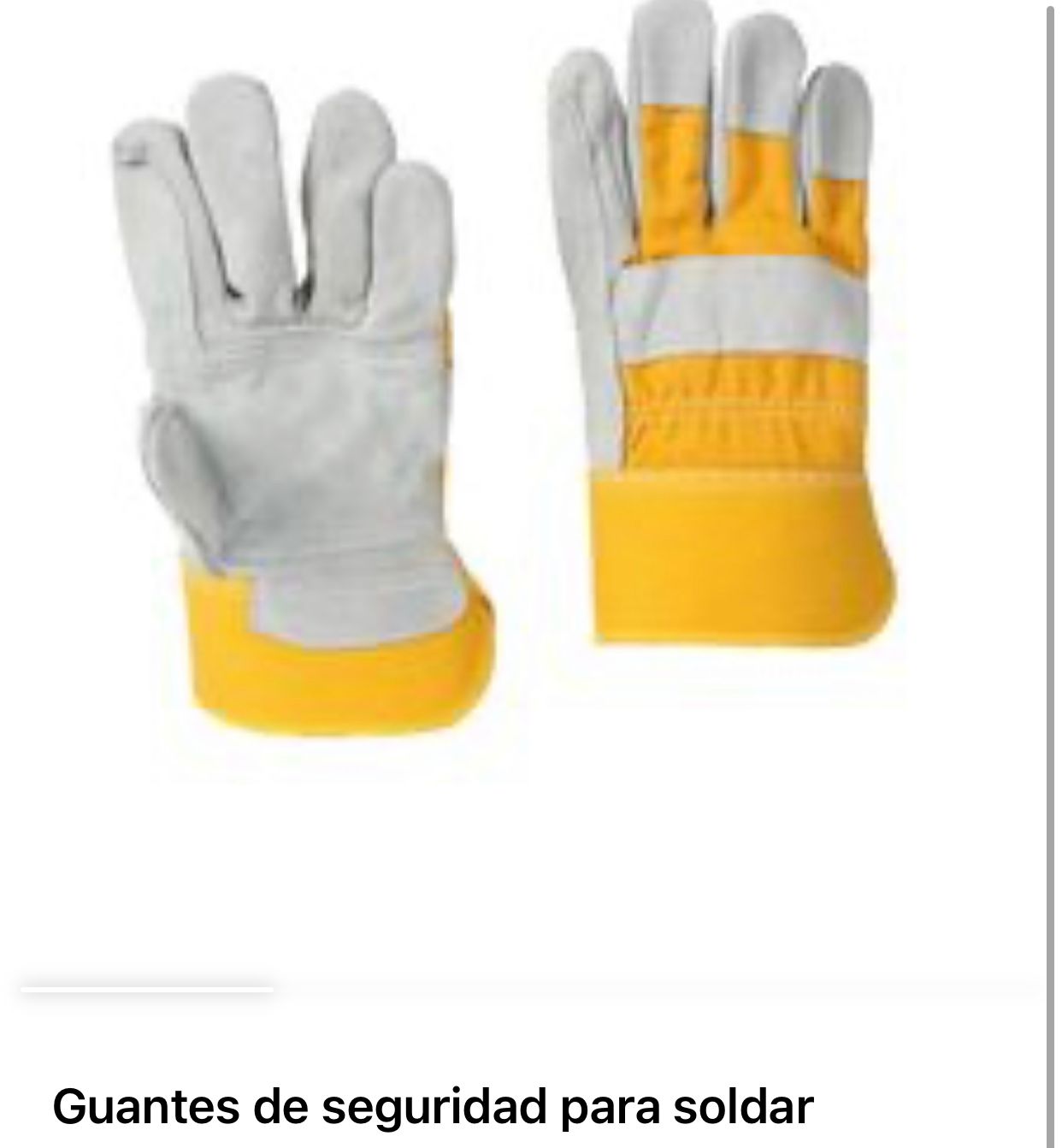 equipos profesionales - Guantes de seguridad para soldar