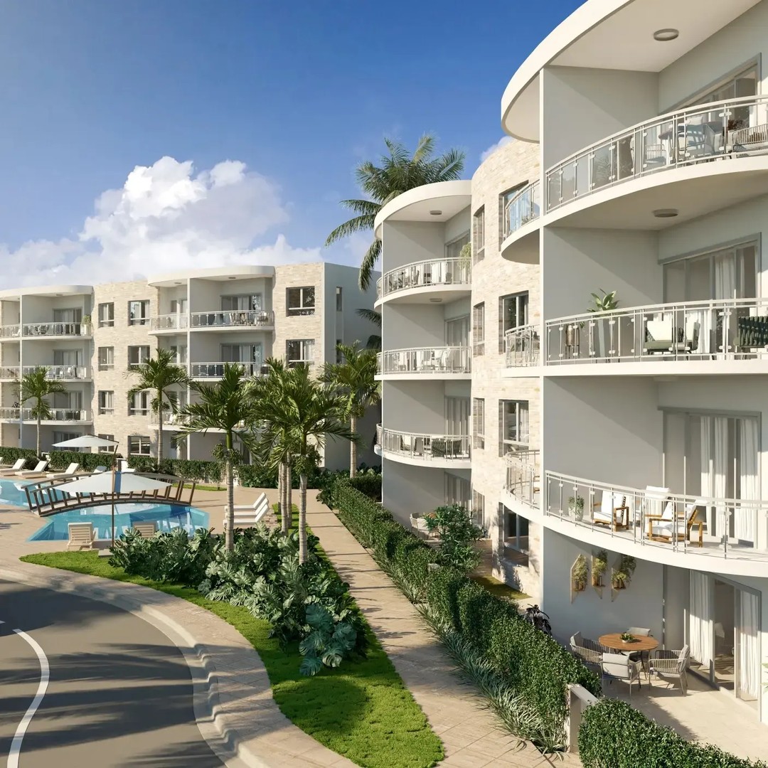 apartamentos - Apartamentos en venta en Punta Cana a 5 minutos de la playa.