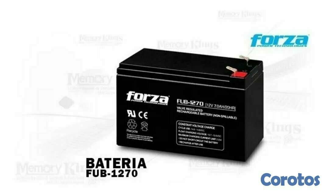 computadoras y laptops - BATERIA FORZA - 12V - 7AMP    ( FUB-1270 )