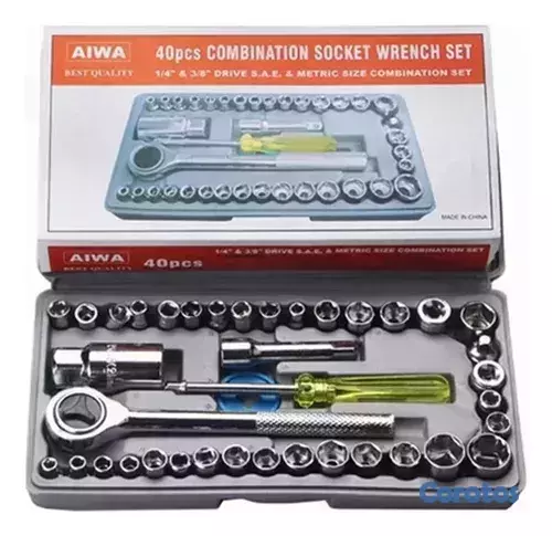 herramientas, jardines y exterior -  Juego Completo de Llaves de Tubo de 40 Piezas – ¡ 2