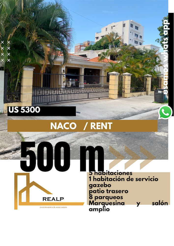 oficinas y locales comerciales - Casa con fines comerciales Naco