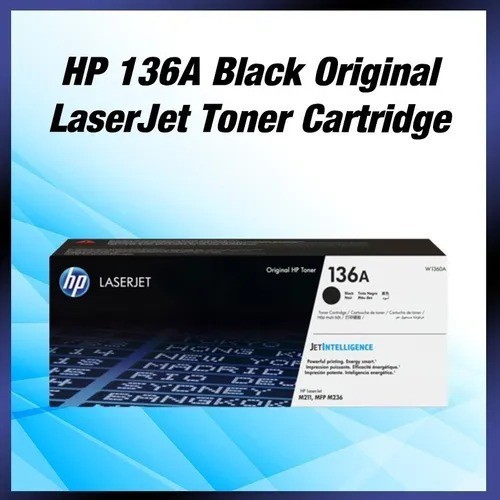 impresoras y scanners - TONER ORIGINAL  HP - 136A - W1360A - NEGRO - - - PARA IMPRESORA LASERJET 