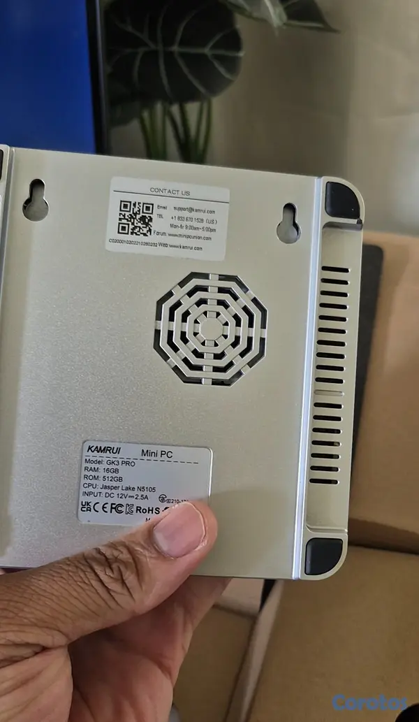 computadoras y laptops - Mini PC Kamrui 16gb ram y 512 ssd 4k HD 2
