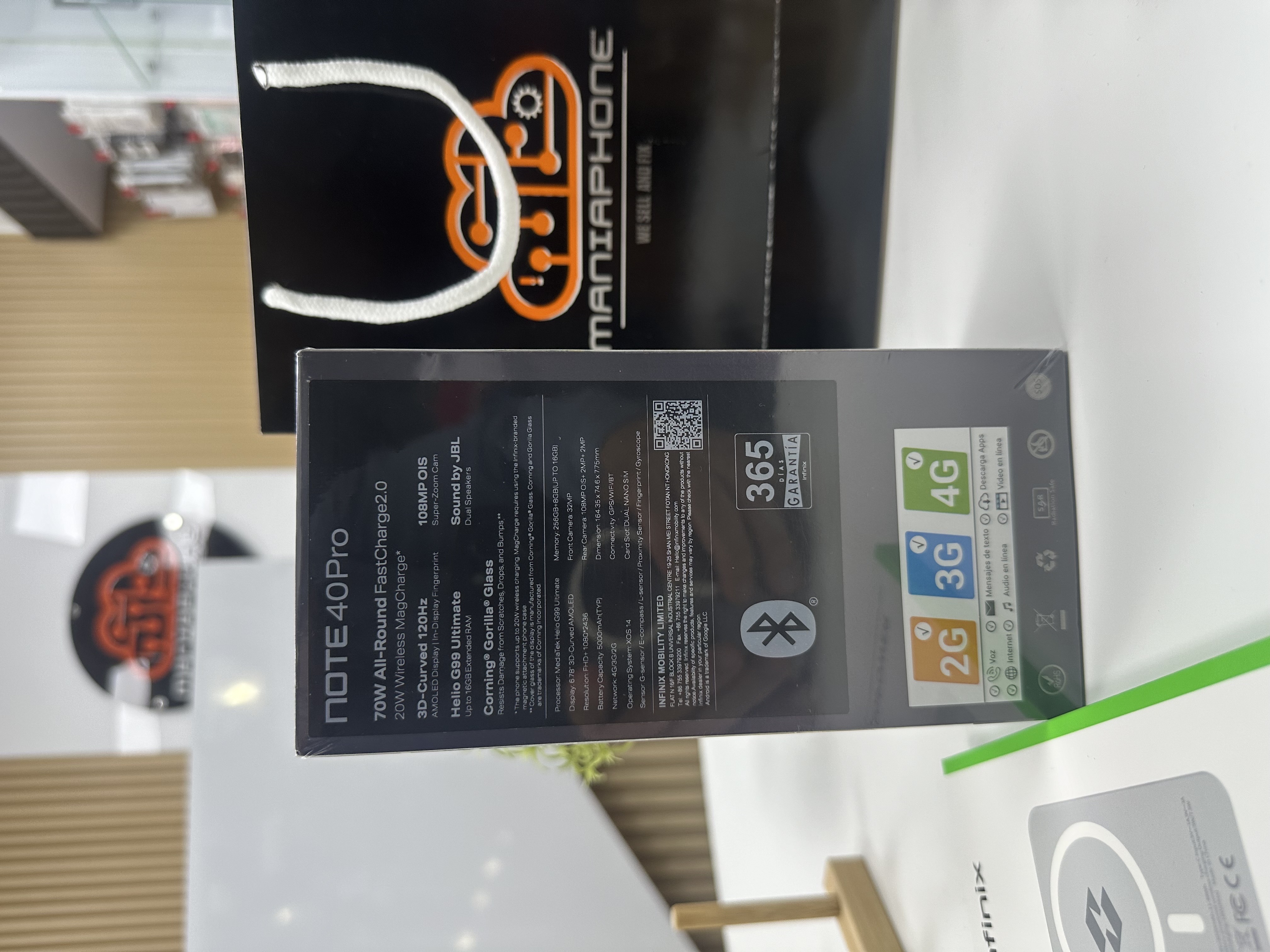 celulares y tabletas - Infinix Note 40 PRO BMW 256GB RAM 16GB Más Power Bank INFINIX 2