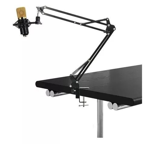 otros electronicos - Kit de microfono condensador bm700 con pedestal de mesa 4