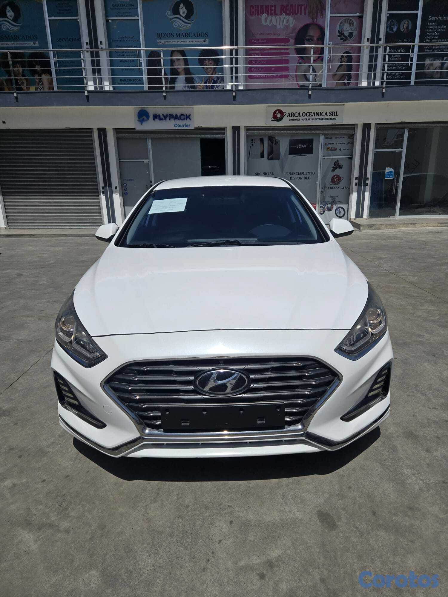 carros - HYUNDAI SONATA NEW RISE 2018 BLANCO GASOLINA 4