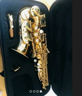 instrumentos musicales - Vendo saxofón soprano curvo