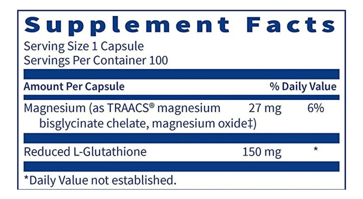 Salud y Equipamiento Médico - Glutation 100 Cap Klaire Labs 2