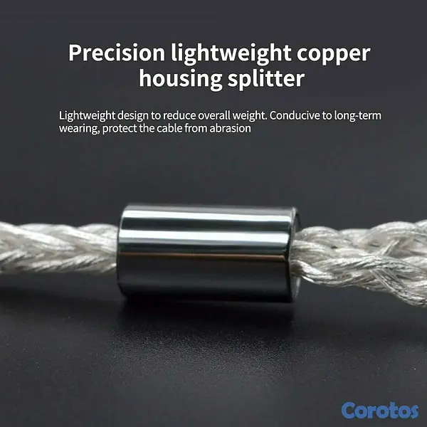 otros electronicos - Cable KZ de 1064 núcleos de 8 hebras jack 3.5mm 9