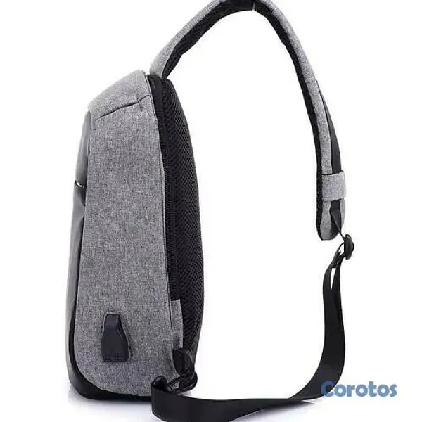 carteras y maletas - Mini mochila antirrobo impermeable con puerto de carga USB 2