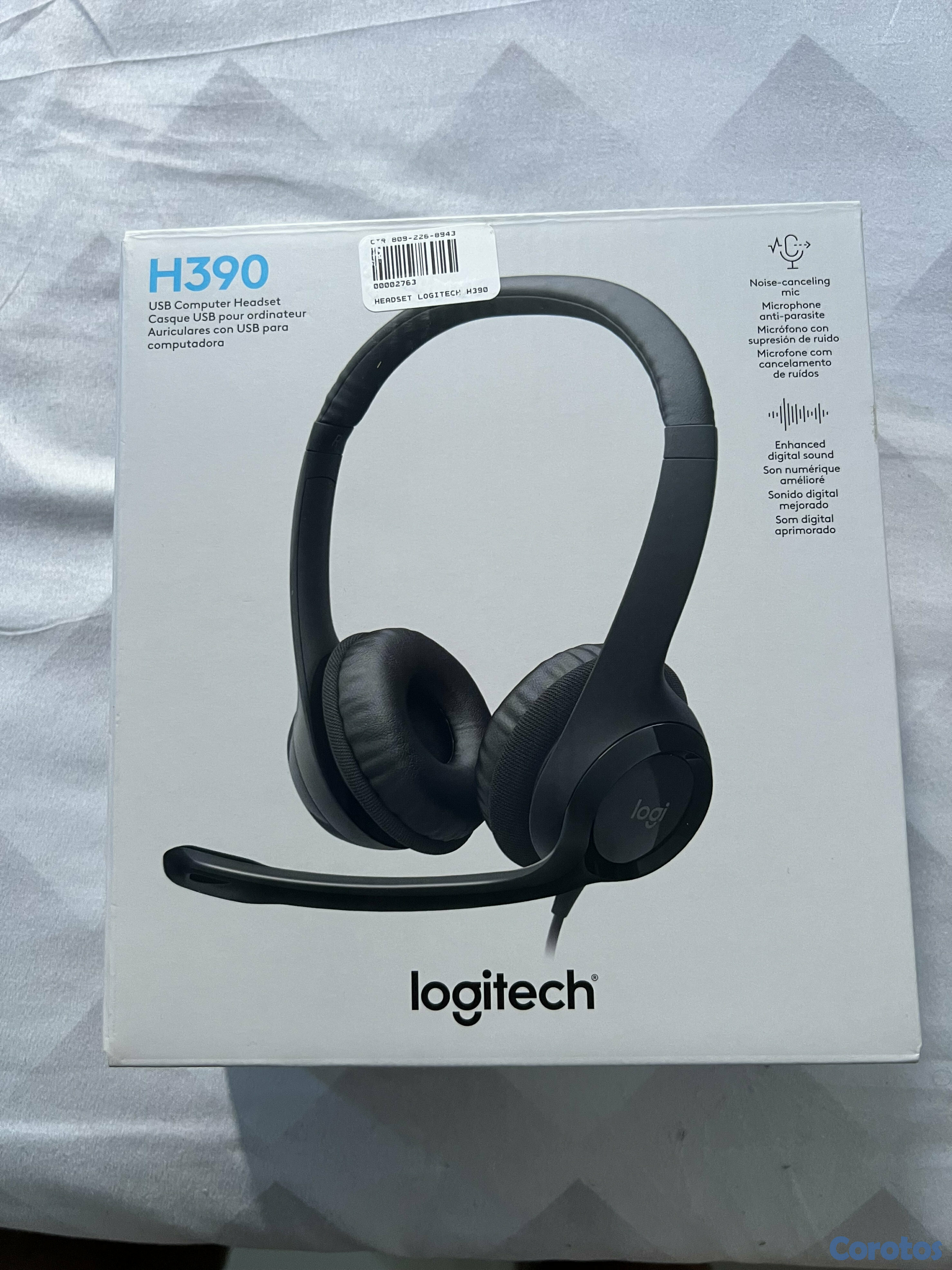 camaras y audio - Se vende Auriculares USB Logitech H390 1