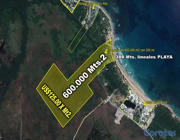 solares y terrenos - Vendo 1.5 Millón de Mts.2 CON PLAYA en UVERO ALTO  4