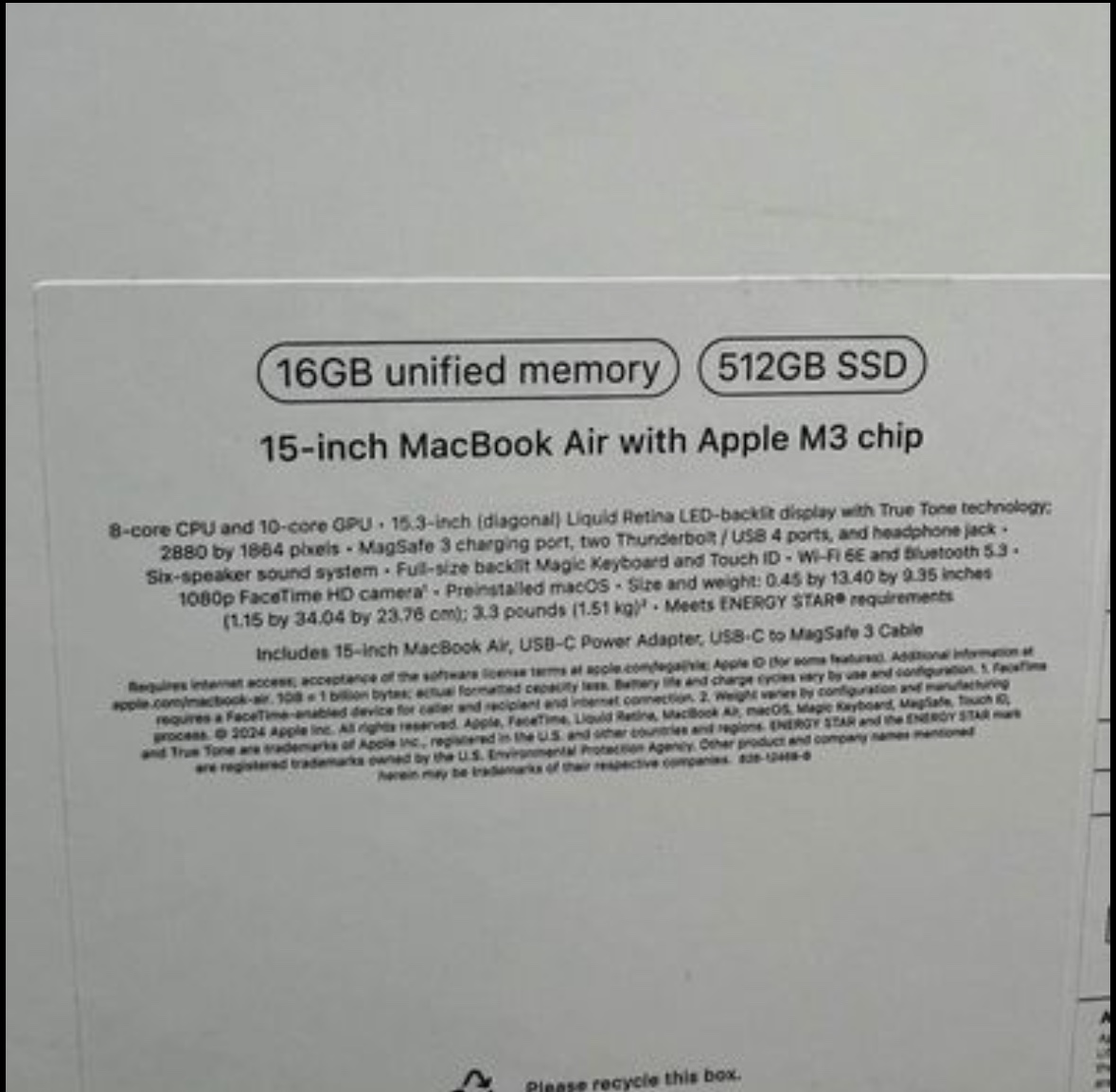 computadoras y laptops - MACBOOK AIR M3 15" 512GB SSD 16GB RAM 2023 Sellada 🔥Oferta 2