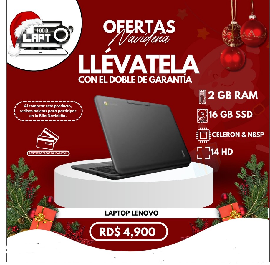 computadoras y laptops - Variedades de Laptops (Ofertas navideñas)