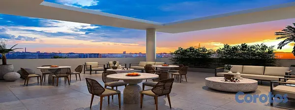 apartamentos - Apartamento 2Hab Piso Alto c/Area Social Rooftop 5