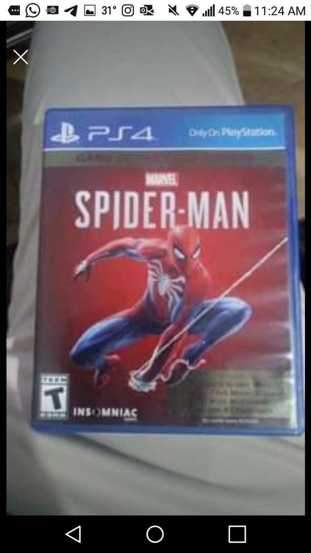 consolas y videojuegos - Marvel spiderman ps4