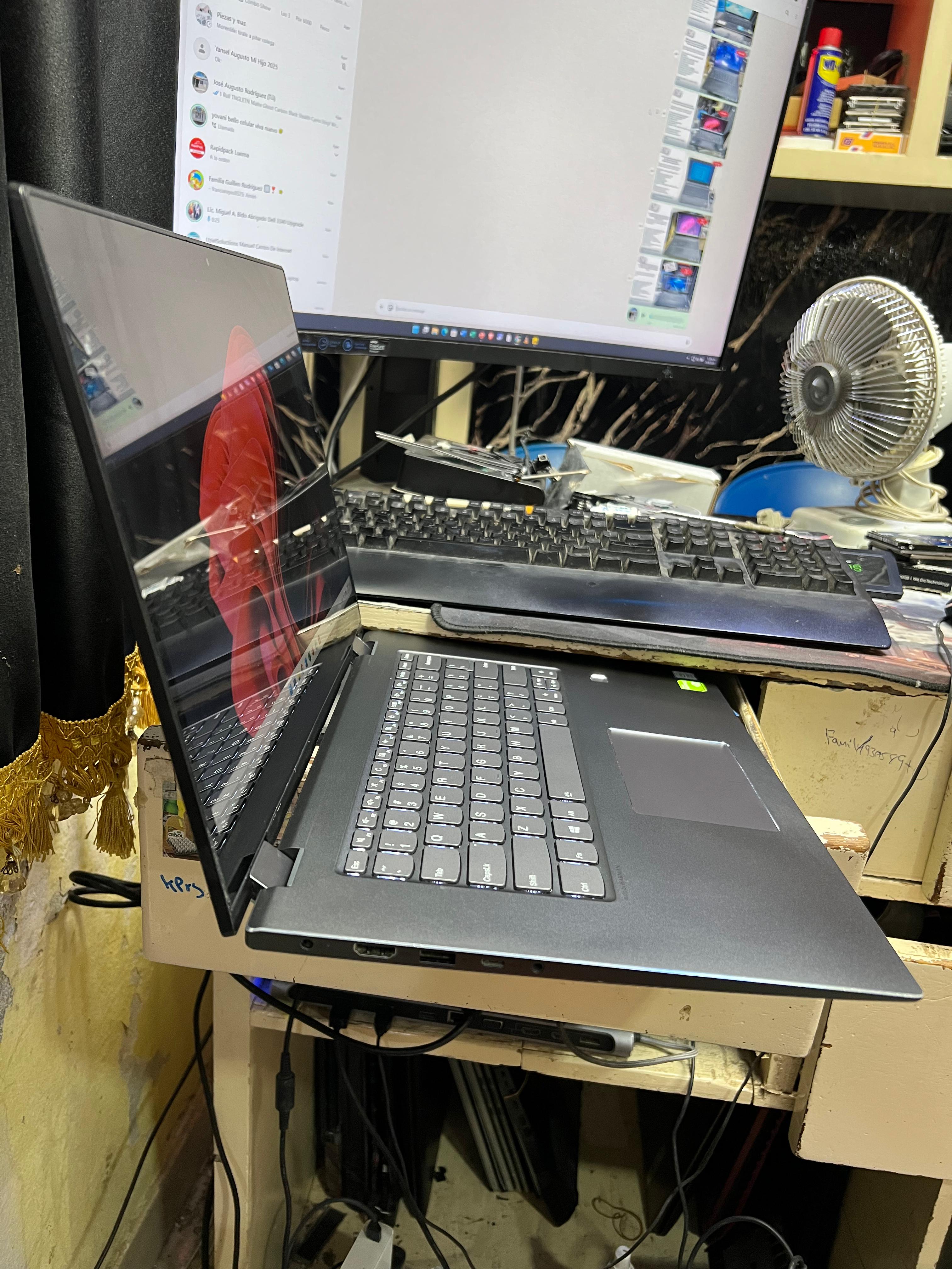 computadoras y laptops - Lenovo Flex 5-1570/intel  i7-8550U/Nvidia Mx130 2g 3