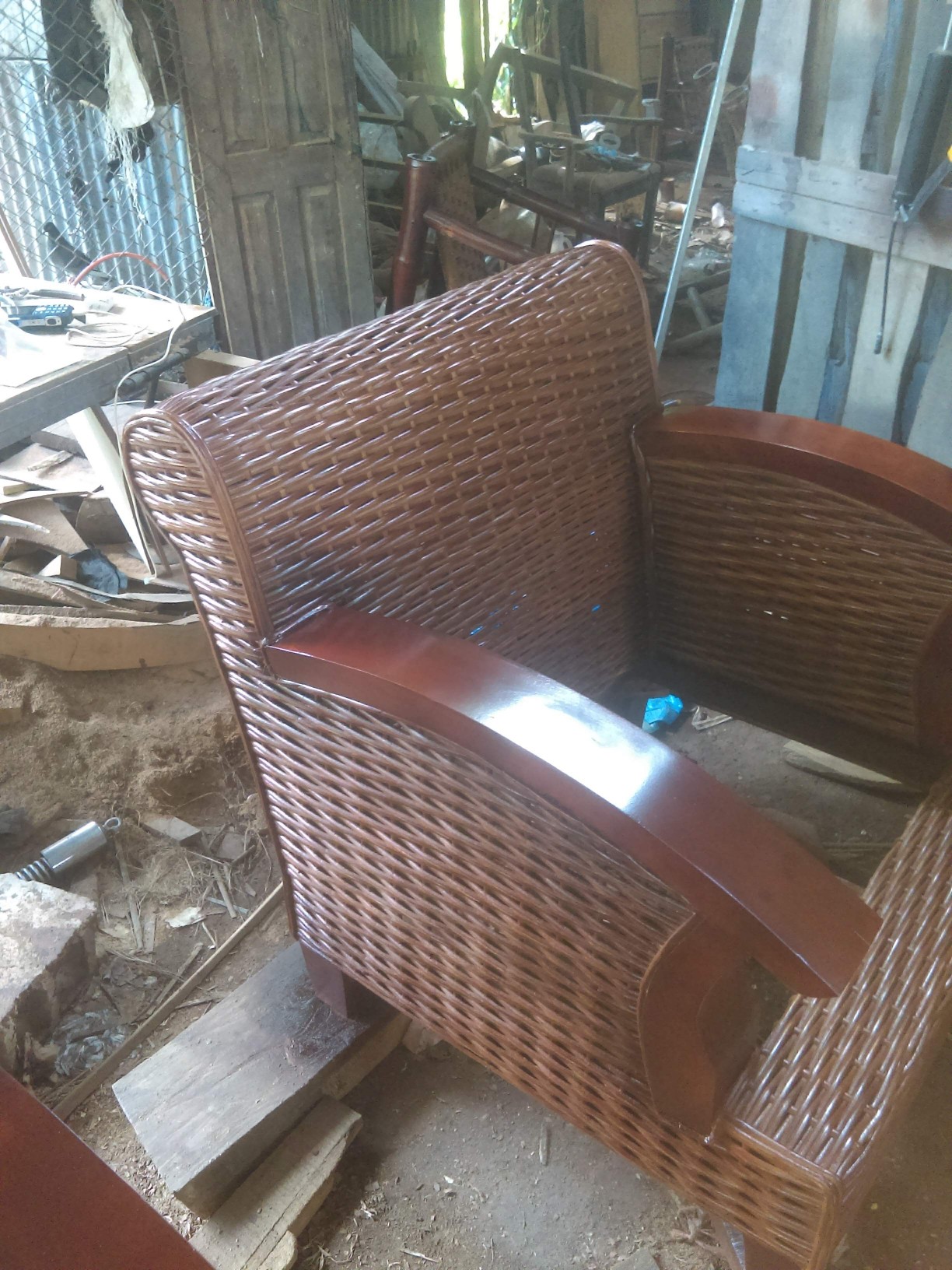 muebles y colchones - Muebles en mimbre rratan y madera 9