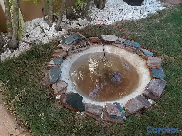 arte y antigüedades - estanques de agua con cascada 3