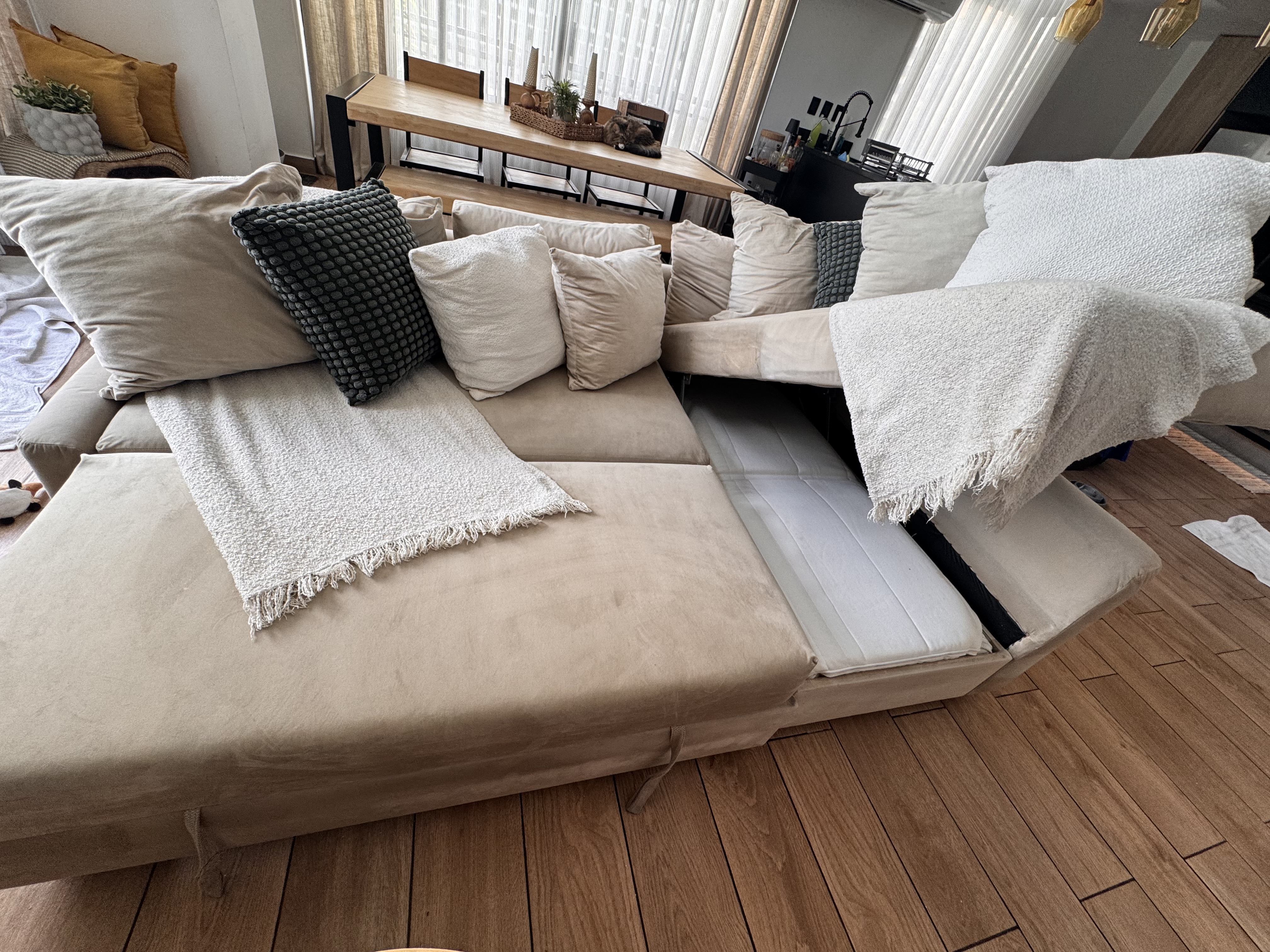 muebles y colchones - Sofa cama con colchón incluido!!  3