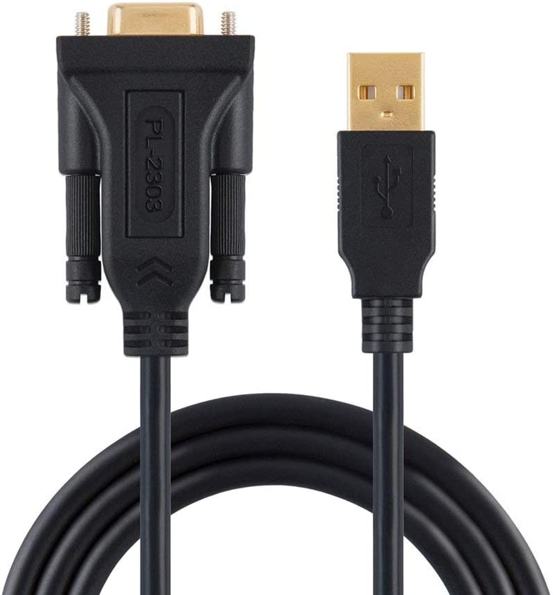 otros electronicos - Cable serial DB9 de USB 2.0 hembra a USB cable de 9 pines RS232 de 3 Metros 6